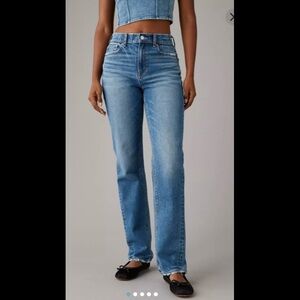 AE Super High-Rise Straight Women’s Jean | Size 4 X-Long | NWT